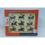 BRITAINS - toy soldiers, 1950s set no. 9305 Life Guards and Hussars, mint and boxed.