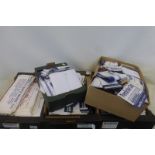 Five boxes of railway ephemera, advertisements etc.