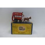 MATCHBOX - Models of Yesteryear, first series - Lipton's Tea Horse Drawn Bus, 1959, near mint and