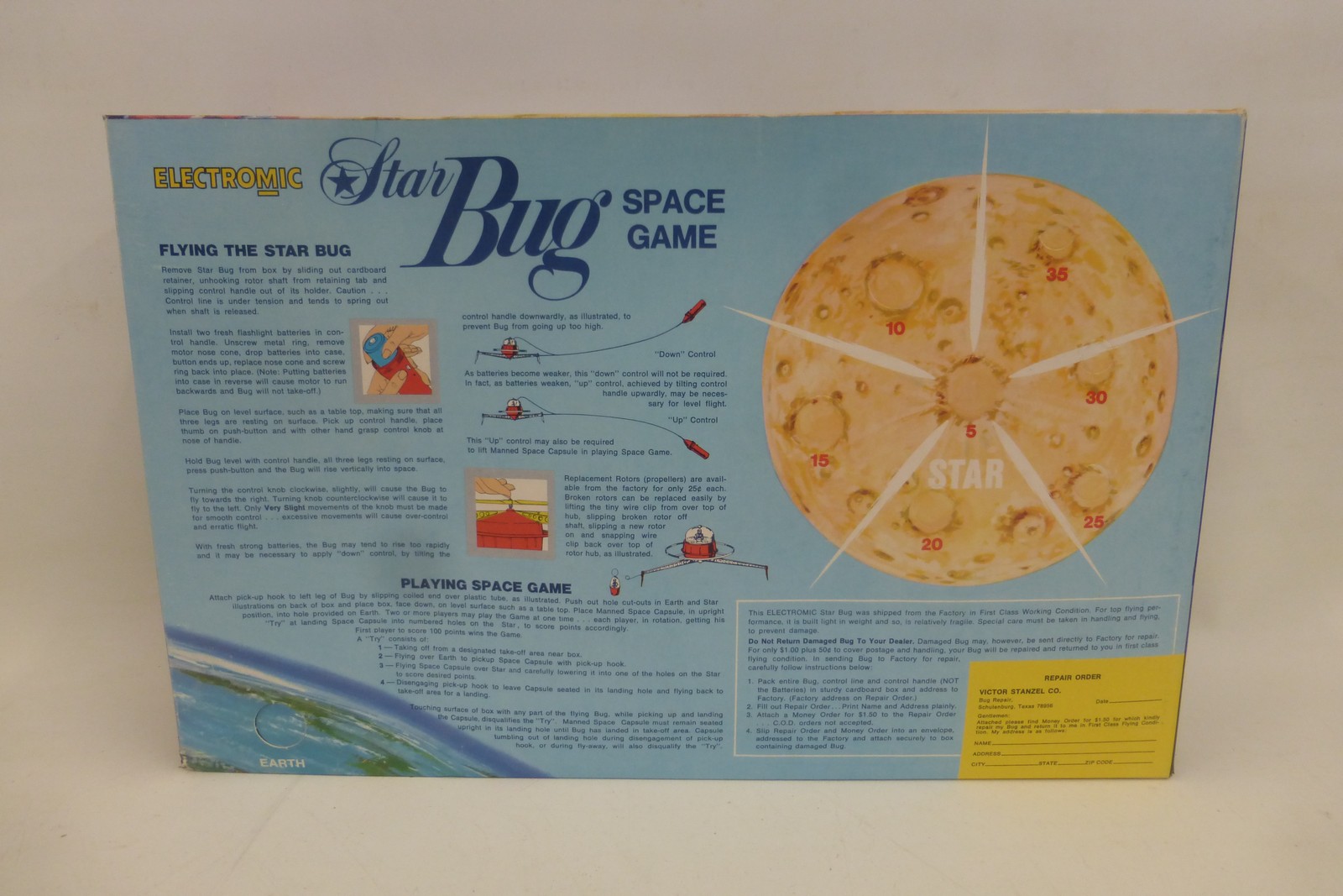 A boxed Stanzel Electromic Star Bug flying star craft and space game. - Image 2 of 2