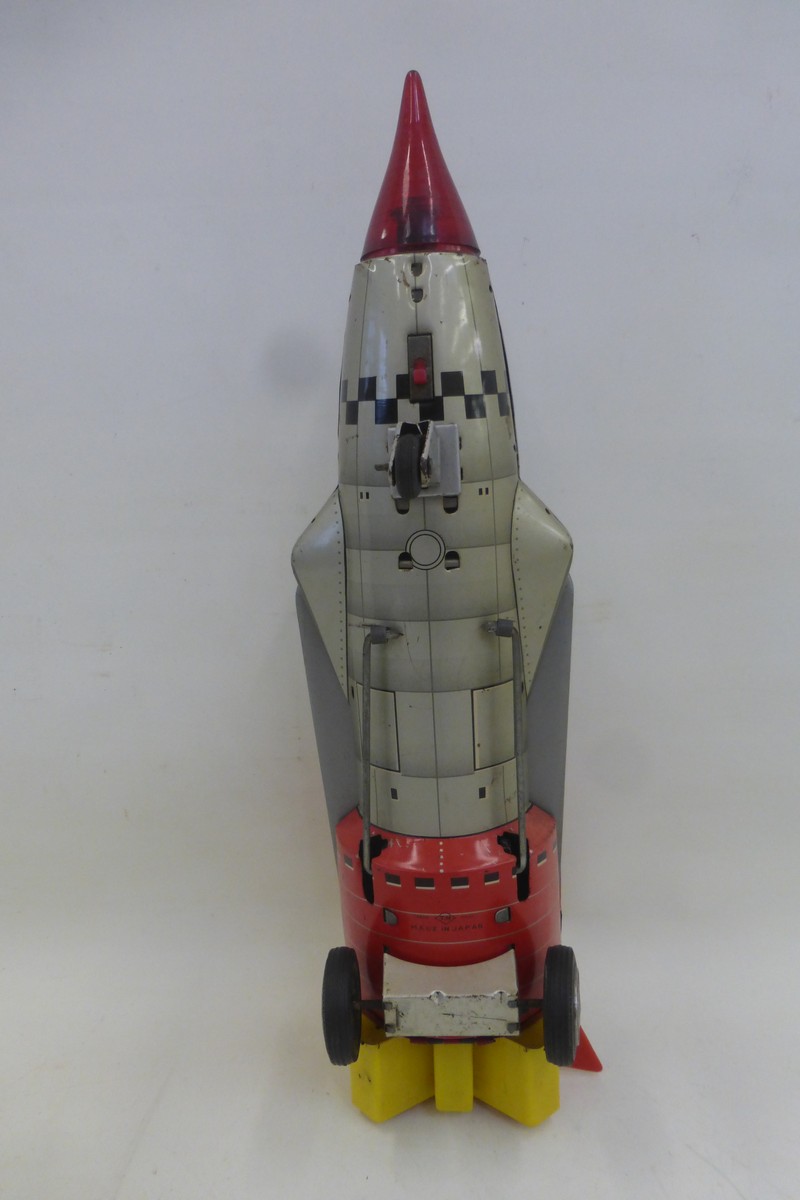 A Japanese tinplate Rocket Solar-X7 by Nomura. - Image 3 of 3