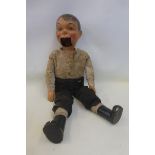 An early ventriloquist's dummy, possibly by Ideal.