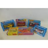 A boxed Matchbox Superfast set and four boxed Superkings models.