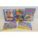 Five Captain Scarlet related items to include carded SPV.
