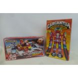 A boxed Matchbox Gearshift Garage set and another titled 'Gargantua'.