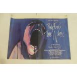 An original Pink Floyd 'The Wall' promotional poster, folded and bluetack staining to the rear.