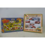 Two boxed Matchbox circus sets, good boxed condition.