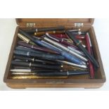 A collection of assorted fountain pens.