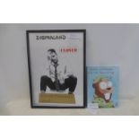 JOHN D'OH - 'Dismaland Closed', a limited edition signed print, 29/30; also 'Beaver Commando', oil