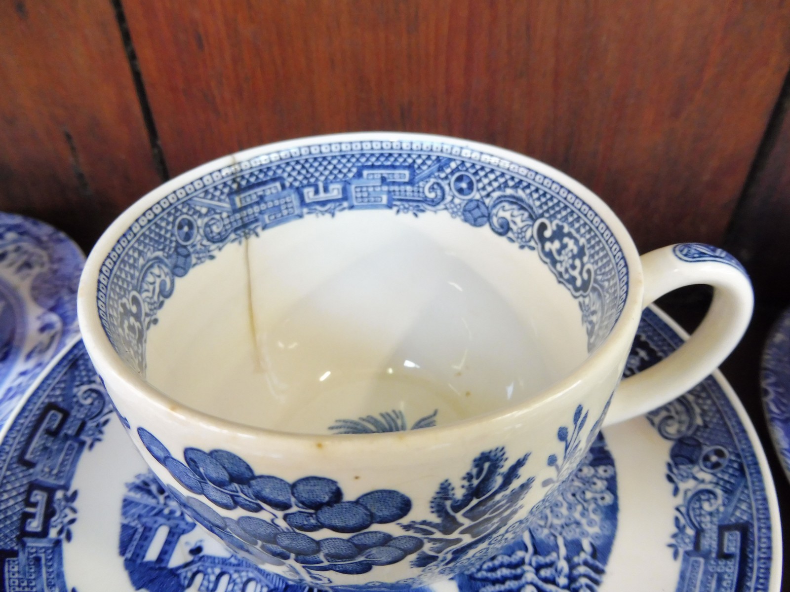 A collection of assorted 19th Century and later blue and white ceramics including Spode's Italian. - Image 3 of 3