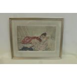 WILLIAM RUSSELL FLINT - a framed and glazed print, 414/850.