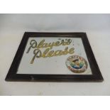 A Player's Please advertising mirror, 22 x 18".