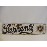 A Stephens' Inks rectangular enamel sign by Ralph and Jordan of Bilston, 48 x 12".