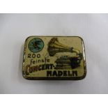 A gramaphone needle tin.