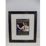 A framed and glazed Dr. Cassell's Tablets pictorial advertisement, 20 1/4 x 22 3/4".