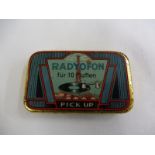 A gramaphone needle tin.