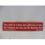 A Macniven & Cameron Limited Pens rectangular sign bearing the legend of 'They Come as a Boon and