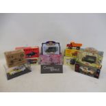 A selection of boxed vehicles by Bang, Corgi and Vanguards etc.