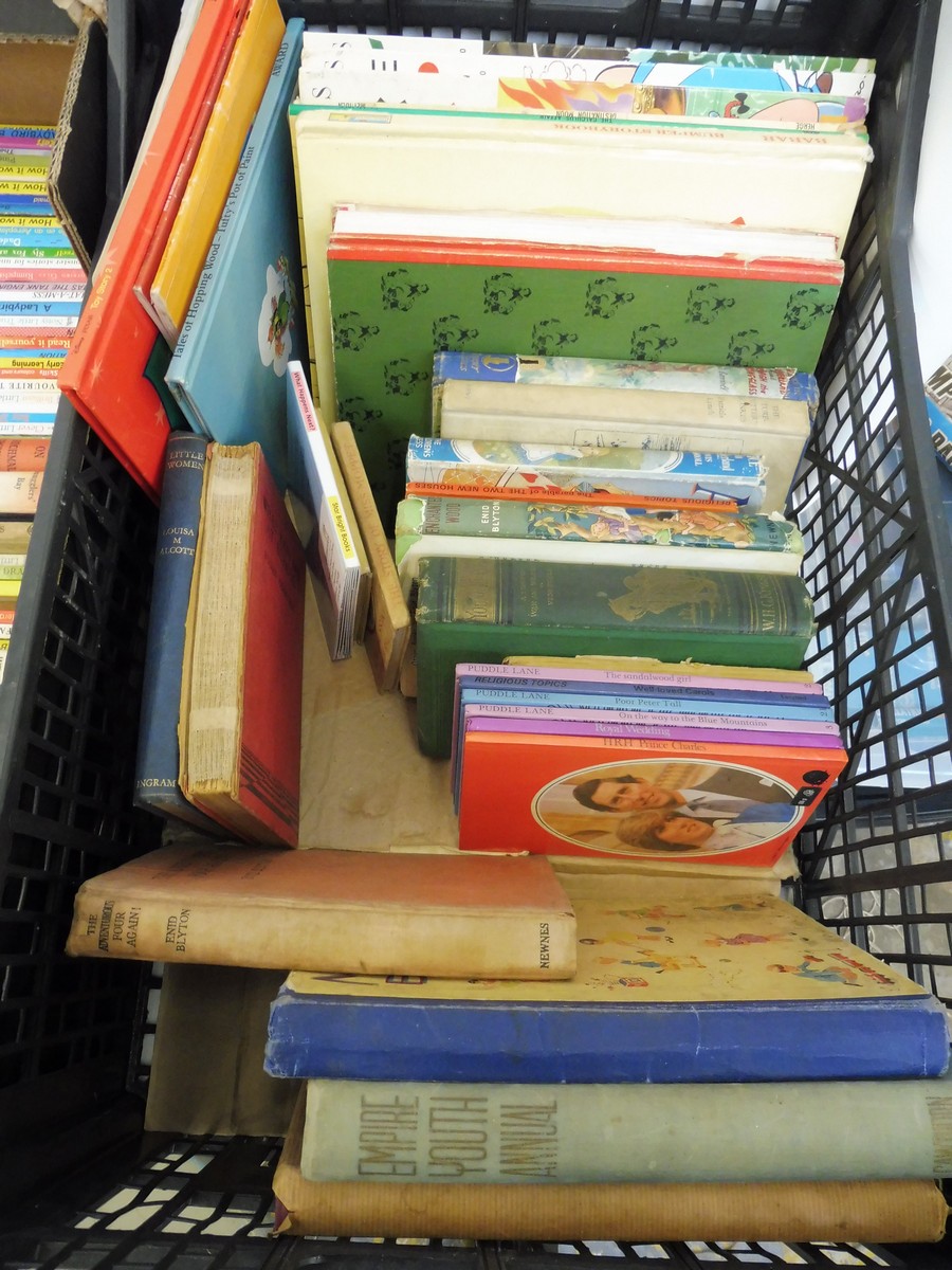Five boxes of childrens books to include Enid Blyton. - Image 4 of 5