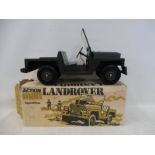 A boxed Palitoy Action Man 1960s/1970s Land-Rover, in good condition, end flaps complete, box in