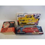 Three boxed Matchbox die-cast model sets to include The Nigel Mansell Collection Indy car set.