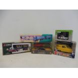 Five boxed die-cast models to include an articulated Atkinson truck and trailer from The Showmans