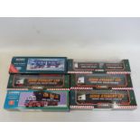 Six boxed Corgi Eddie Stobart die-cast lorries.