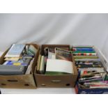 Eight boxes of books on travel, history etc.