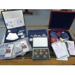 A quantity of Coins, silver and copper, including Cook Islands gold 1 Dollar coin 2008, silver proof