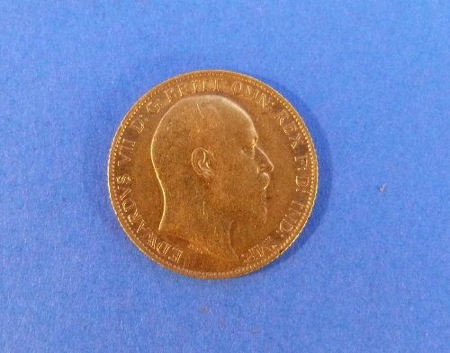 An Edward VII gold Half Sovereign, dated 1907. - Image 2 of 2