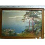 John Shapland (British, 1865-1929), Lake Como, watercolour, signed bottom right, 20in x 30in (51cm x