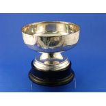 Railway Interest; A large George V silver Trophy Bowl, by Thomas Bradbury & Sons, hallmarked