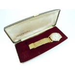 An 18ct gold Herodia Super Automatic gentleman's Wristwatch, circa 1950's, with Swiss 30-Rubies