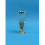 A limited edition commemorative silver and silver gilt Goblet, designed by Desmond Clen-Murphy,