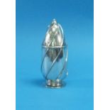 H.G. Murphy; A Falcon Studio silver Sugar Caster, hallmarked London, 1929, of shaped conical form