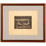 HENRY MOORE, OM (BRITISH, 1898-1986), 'untitled', circa 1970s, mid 20th century etching of two