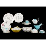 MIDWINTER CERAMIC COLLECTION, circa 1950s, to include, two Fashion shape tureens, two Fashion