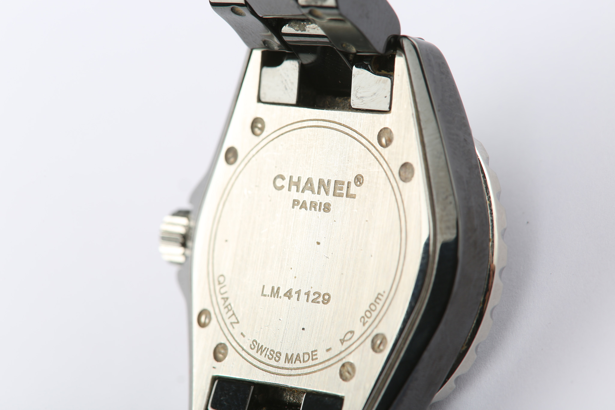 Chanel - Paris. A ceramic quartz calendar bracelet watch. Model: J12. Reference: H0682. Date of - Image 6 of 7