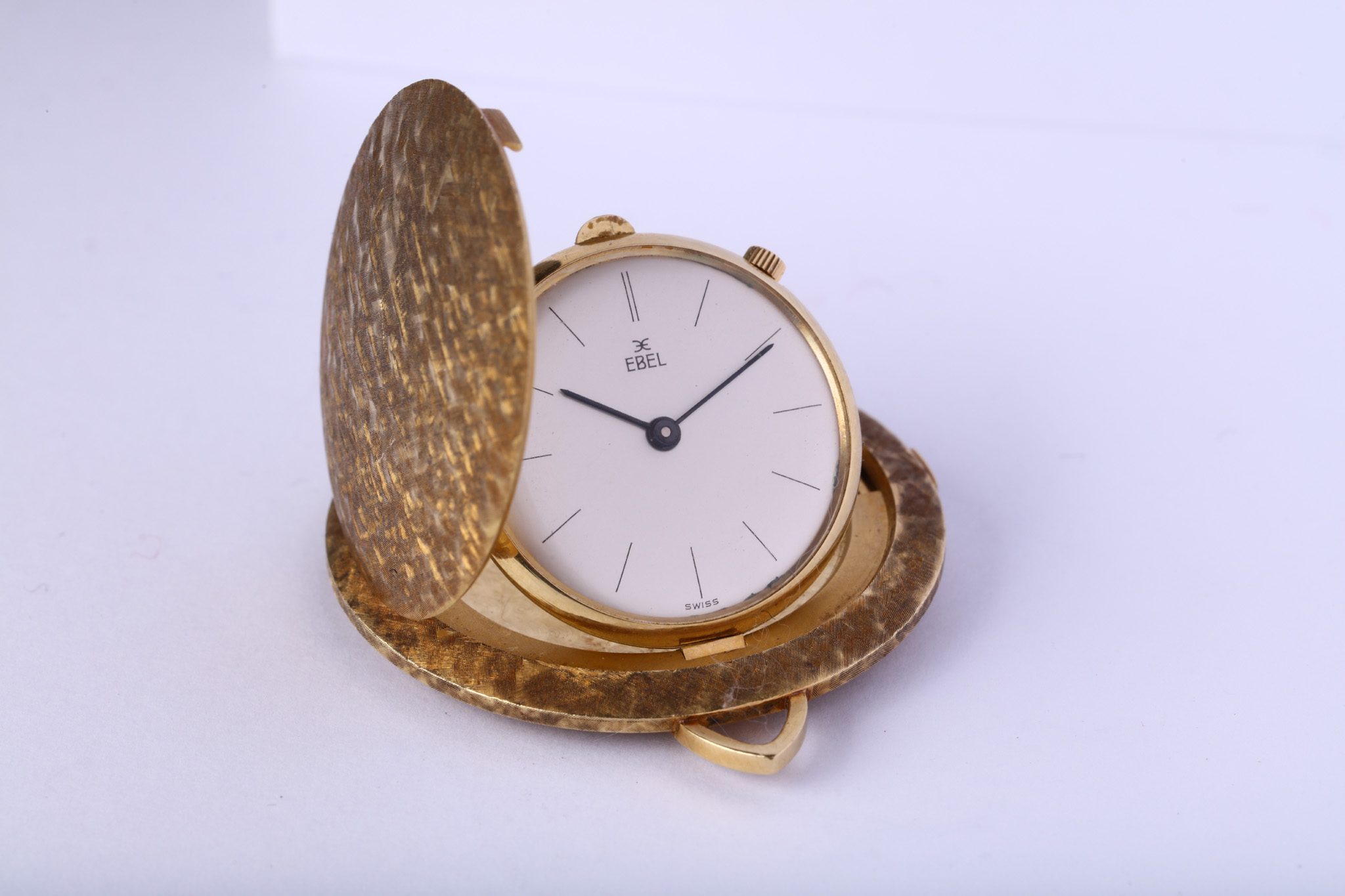 Ebel. An 18K full hunter gold pocket watch. Case reference: '897023' / '34'. Date: Circa 1970's. - Image 2 of 6