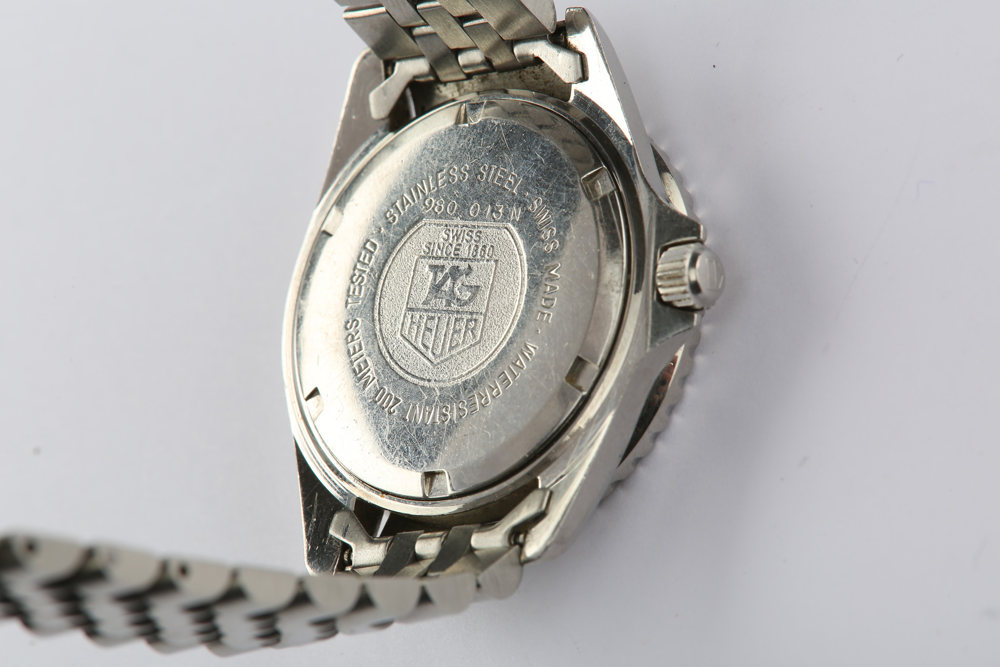 Tag Heuer. A stainless steel quartz calendar bracelet watch. Model: 1000 Professional. Reference: - Image 6 of 7