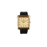 Omega. A gold plated automatic wristwatch. Model: De Ville. Reference: 1510047. Date: 1970's.