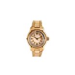 Ebel. A ladies 18K gold quartz calendar bracelet watch. Model: Discovery. Reference: 833800. Age: