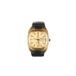 Omega. A gold capped automatic calendar wristwatch. Model: Seamaster. Reference: 166.0213 / 366.