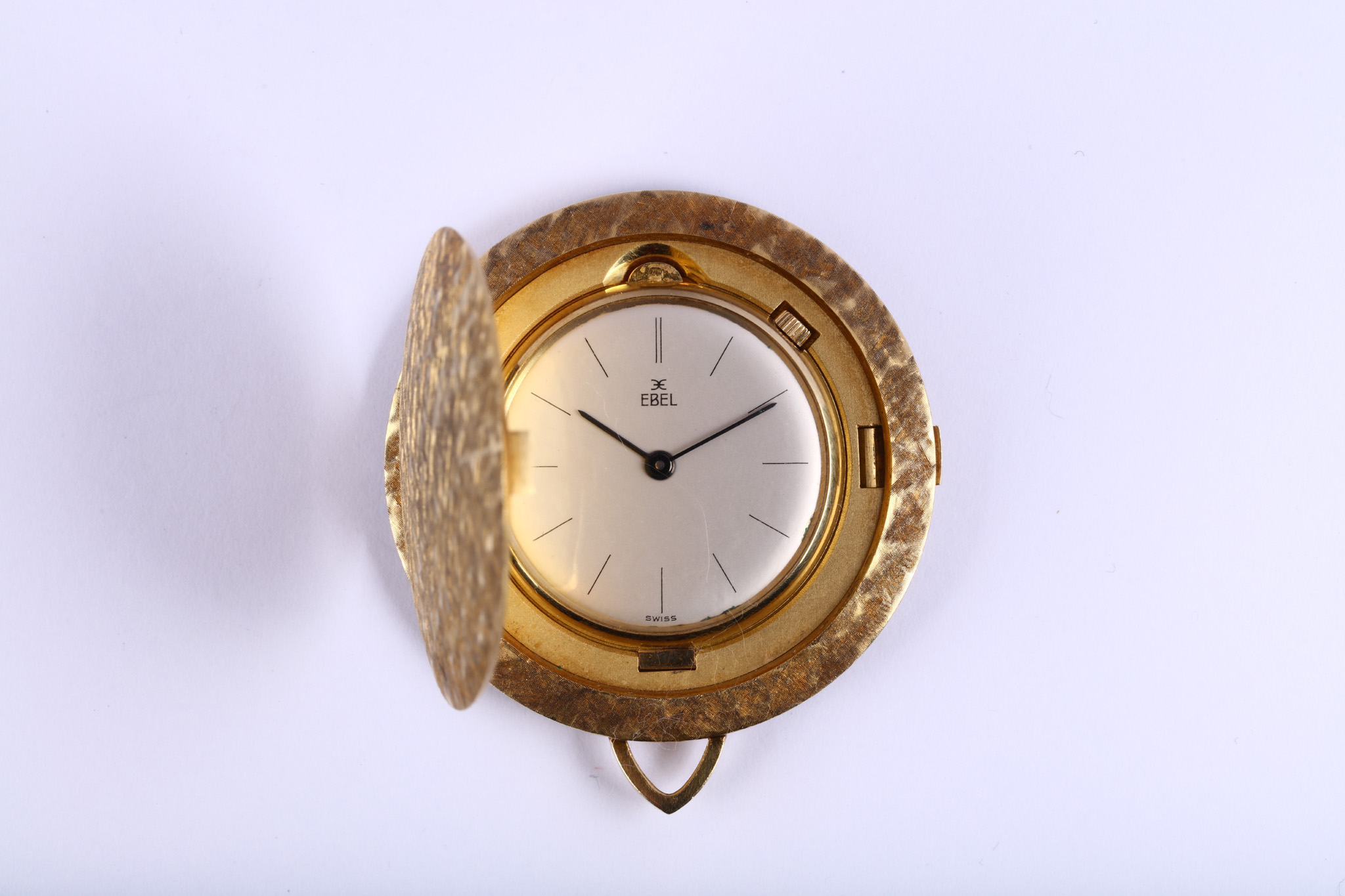 Ebel. An 18K full hunter gold pocket watch. Case reference: '897023' / '34'. Date: Circa 1970's. - Image 5 of 6