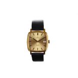Omega. A gold plated automatic calendar wristwatch. Model: De Ville. Reference: MD162 0060. Date: