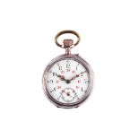 Galonné. A continental .800 silver open face pocket watch. Date: Circa 1900. Movement: Unsigned,