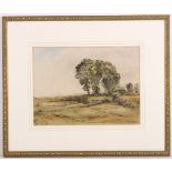 Attributed to Thomas Collier R.I. (1840-1891) 'Landscape with Grazing Sheep', watercolour, signed