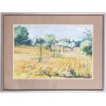 Atkinson, 20th Century British School, 'A Provencal Landscape', watercolour, pencil and aquarelle,