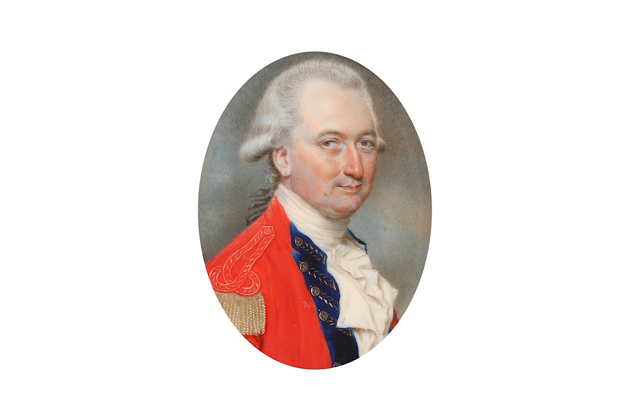 ATTRIBUTED TO SAMUEL ANDREWS (IRISH 1767?-1807), after JOHN SMART Portrait of Charles Cornwallis,1st - Image 2 of 3