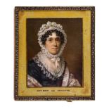 WILLIAM JOHN THOMSON R.S.A. (AMERICAN 1771/3 - 1845) Portrait miniature of Mrs Mair née Baroneau